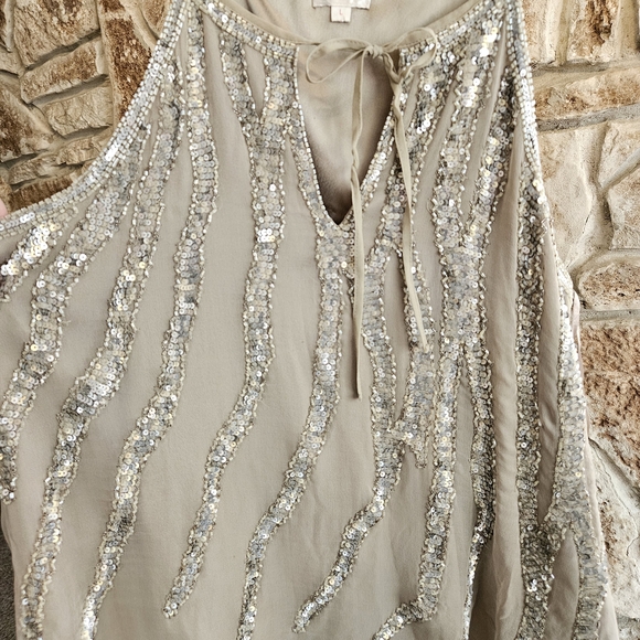 Parker Metallic Sequin Blouse - Picture 2 of 4
